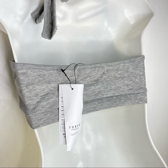 NWT Tokyo Fashion Crop Halter top - Picture 3 of 6